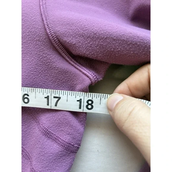 Lululemon Define Jacket Full Zip Sz 10 Light Purple Athletic Has Wash Wear - Picture 7 of 9